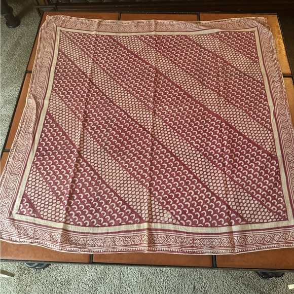 Anne Klein 100% cotton scarf - Picture 1 of 3